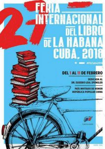 Cartel de la Feria Internacional del Libro de La Habana 2018