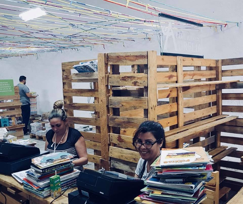 Área donde se venden los libros